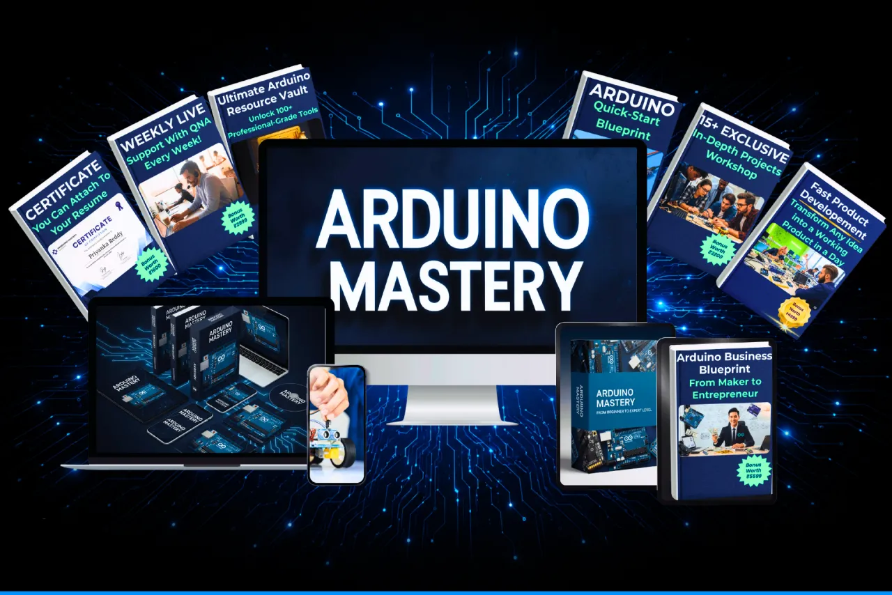 Arduino Mastery — complete program with bonuses, certificate and mentor J.S. Rana
